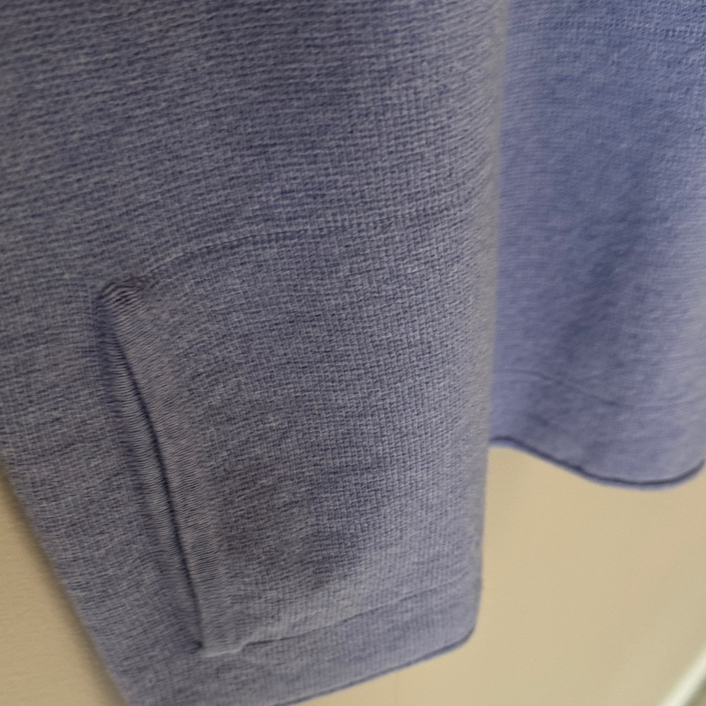 Pure Jill Soft Lavender Cotton Cashmere Relaxed Crewneck Kimono Sweater - Picture 6 of 8